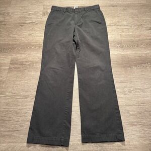Vintage Gap Pants Mens 31 Gray Houndstooth Straight Fit 100% Cotton 31x32 Preppy